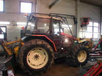 Oprava traktoru SAME na přibližování